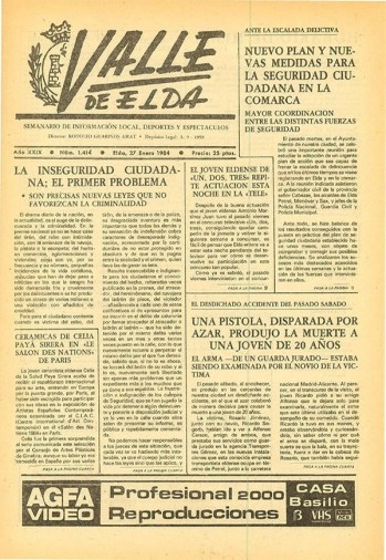 N&uacute;mero 1.414 - 27 de enero de 1984