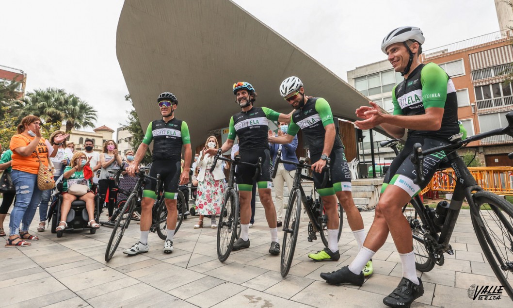 La ruta solidaria para recaudar fondos por la ELA acaba en Elda La ruta solidaria para recaudar fondos por la ELA acaba en Elda