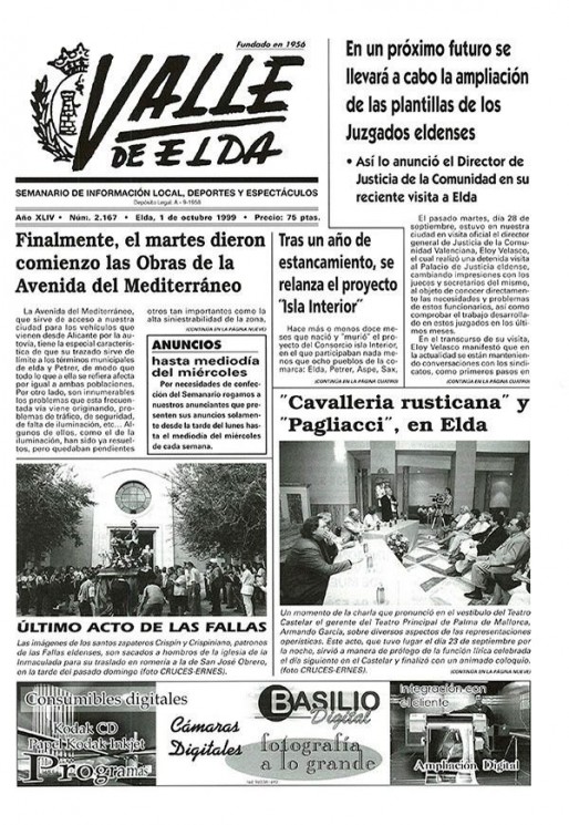 N&uacute;mero 2.167<span>1 de octubre de 1999</span>