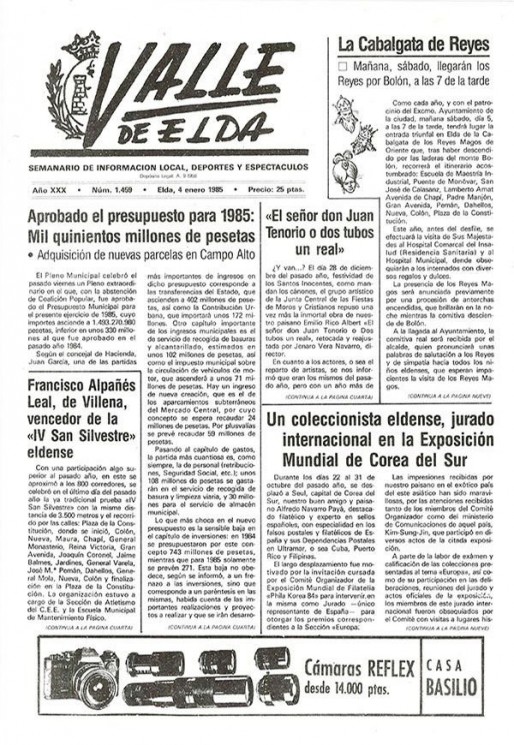 N&uacute;mero 1.459<span>4 de enero de 1985</span>