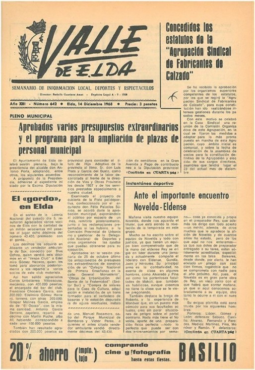 N&uacute;mero 0642<span>14 de diciembre de 1968</span>