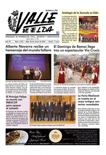 N&uacute;mero 2.727 - 30 de marzo de 2012