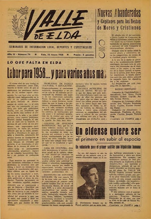 N&uacute;mero 0074<span>25 de enero de 1958</span>
