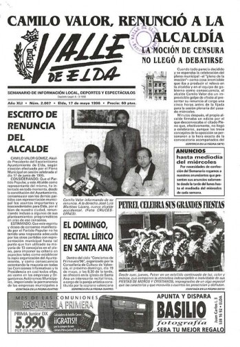 N&uacute;mero 2.007 - 17 de mayo de 1996