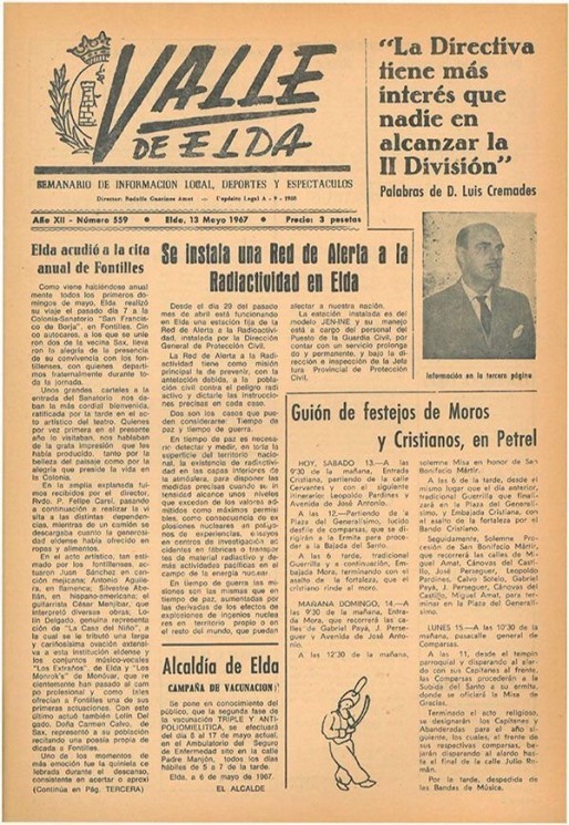 N&uacute;mero 0559<span>13 de mayo de 1967</span>