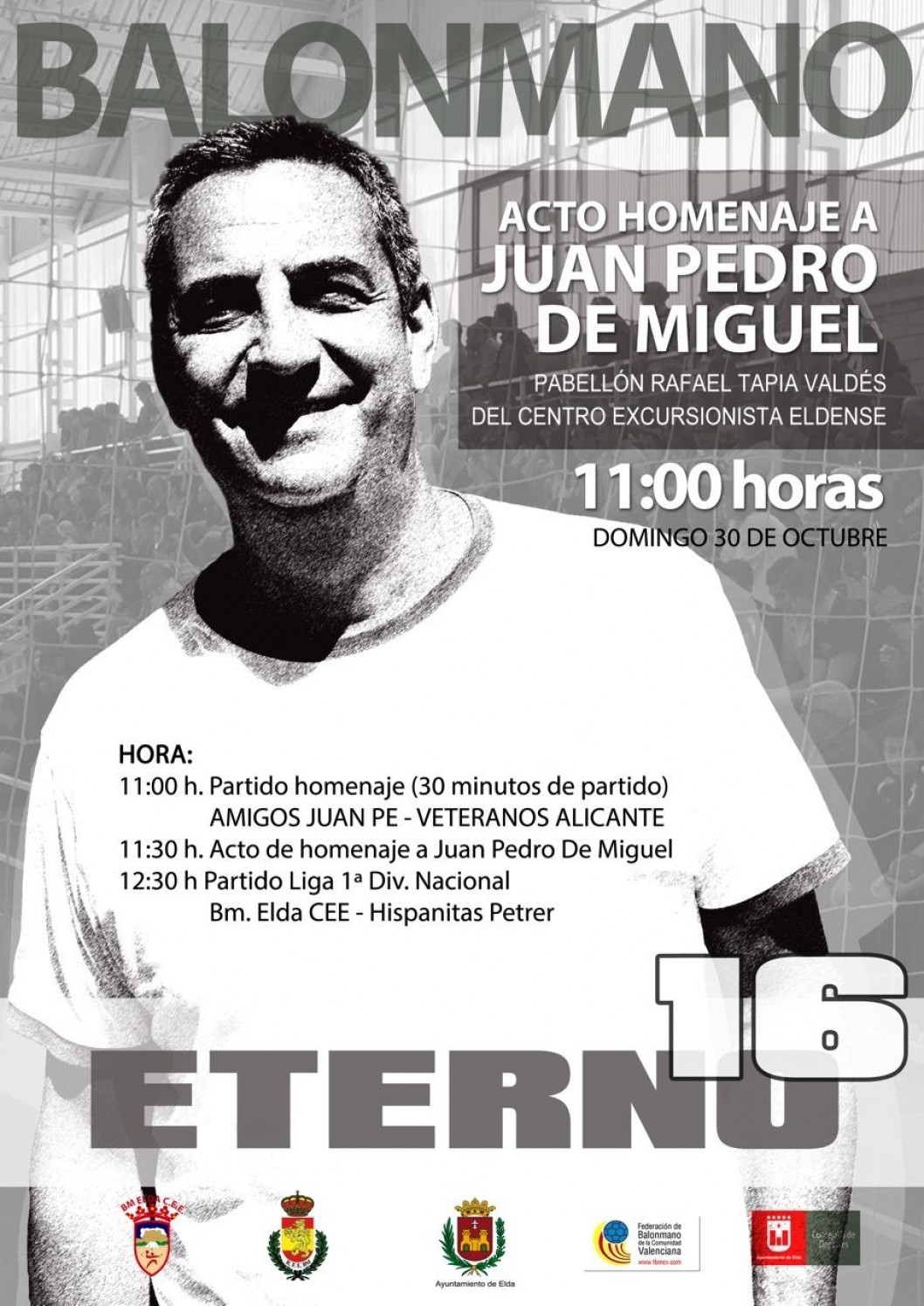 El Club de Balonmano del CEE homenajeará a Juan Pedro de Miguel El Club de Balonmano del CEE homenajeará a Juan Pedro de Miguel