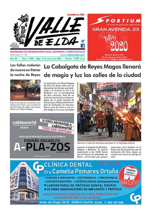 N&uacute;mero 3.055<span>3 de enero de 2020</span>