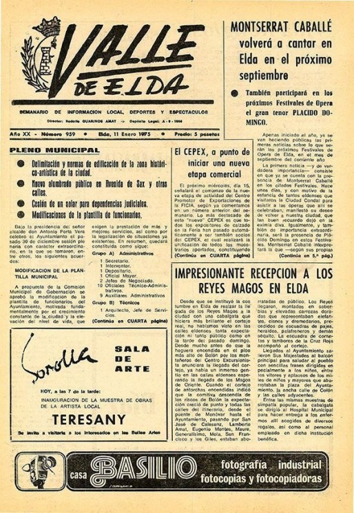 N&uacute;mero 0959 <span>11 de enero de 1975</span>