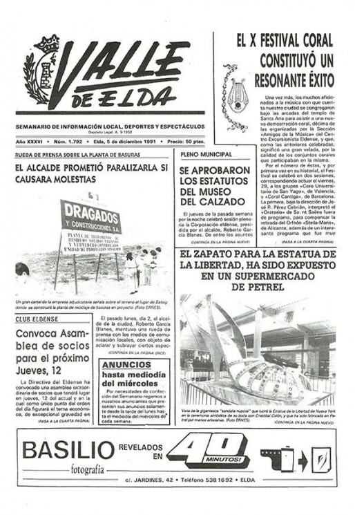 N&uacute;mero 1.792<span>5 de diciembre de 1991</span>