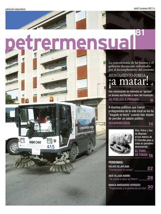 Petrer Mensual N&ordm; 81<span>Noviembre de 2007</span>