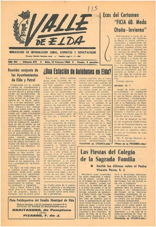 N&uacute;mero 0598<span>10 de febrero de 1968</span>
