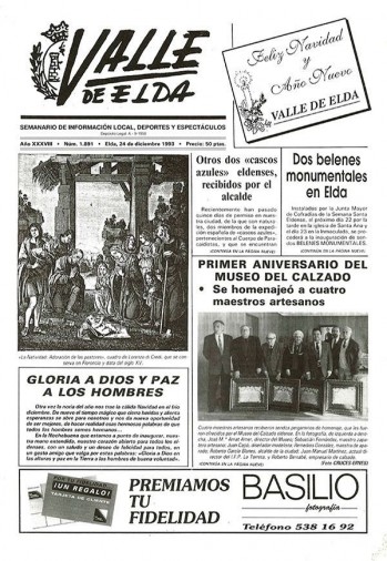 N&uacute;mero 1.891 - 24 de diciembre de 1993