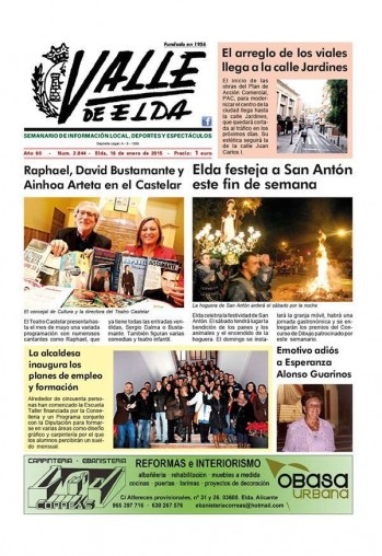 N&uacute;mero 2.844 - 16 de enero de 2015