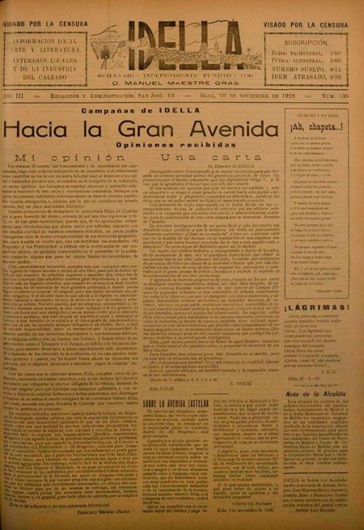 Idella n&ordm; 138<span>A&ntilde;o 1928</span>