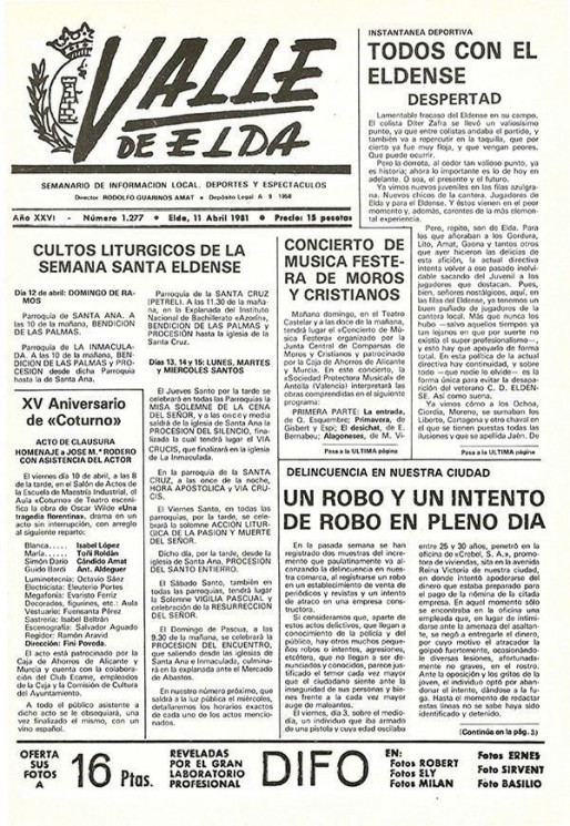 N&uacute;mero 1.277<span>11 de abril de 1981</span>