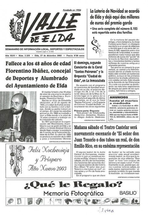 N&uacute;mero 2.320<span>27 de diciembre de 2002</span>