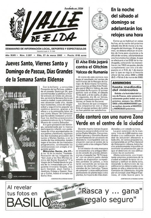 N&uacute;mero 2.287<span>27 de marzo de 2002</span>