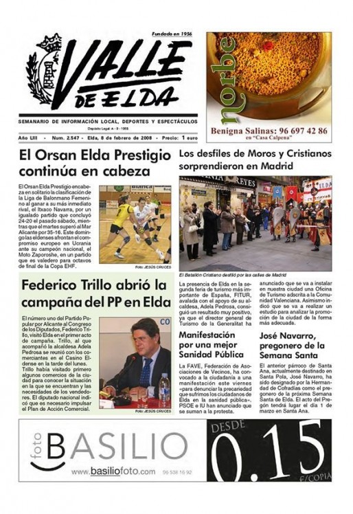 N&uacute;mero 2.547<span>8 de febrero de 2008</span>