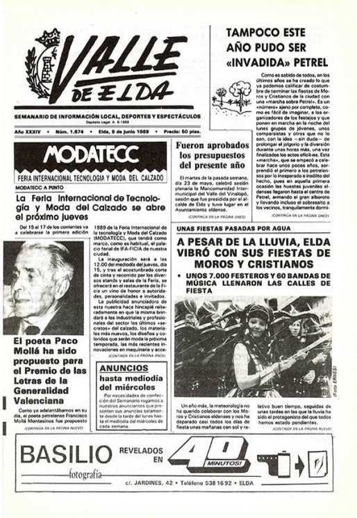 N&uacute;mero 1.674<span>9 de junio de 1989</span>