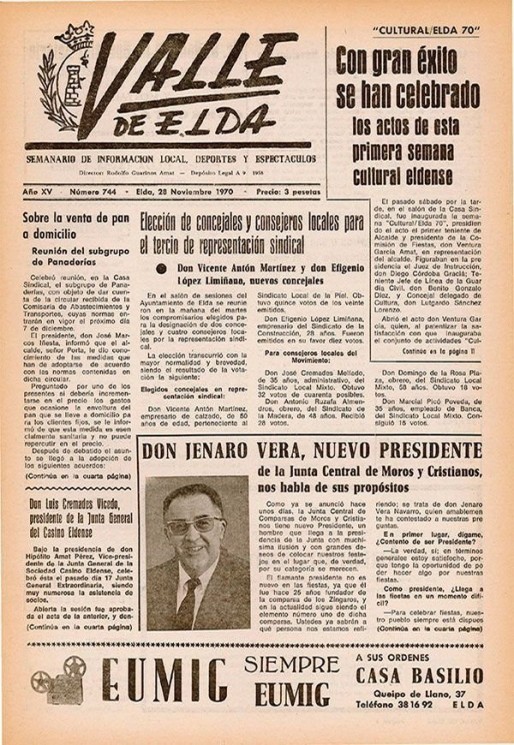 N&uacute;mero 0744<span>28 de noviembre de 1970</span>