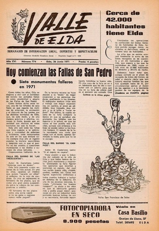 N&uacute;mero 0774<span>26 de junio de 1971</span>