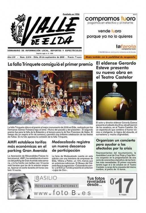N&uacute;mero 2.614<span>25 de septiembre de 2009</span>