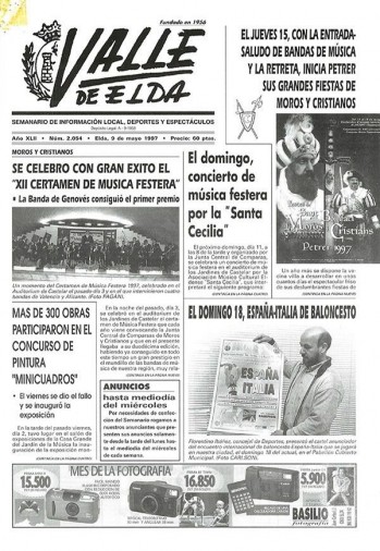 N&uacute;mero 2.054 - 9 de mayo de 1997