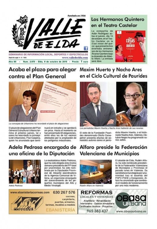 N&uacute;mero 2.873<span>9 de octubre de 2015</span>