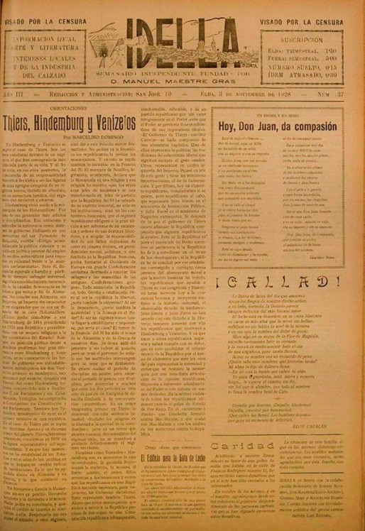 Idella n&ordm; 137<span>A&ntilde;o 1928</span>