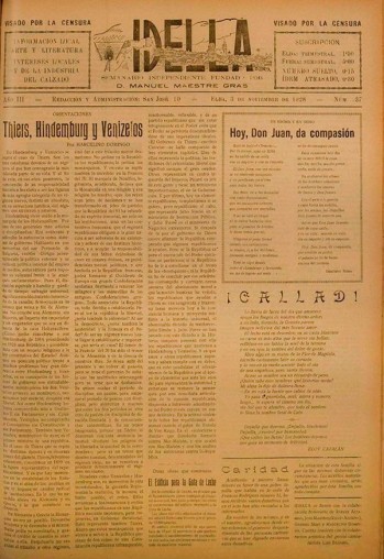 Idella n&ordm; 137 - A&ntilde;o 1928