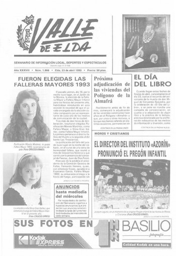 N&uacute;mero 1.860 - 23 de abril de 1993