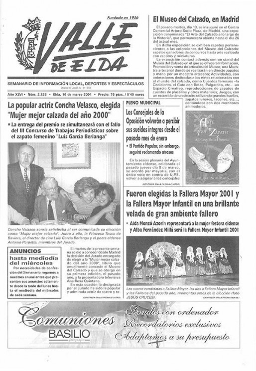 N&uacute;mero 2.238<span>16 de marzo de 2001</span>
