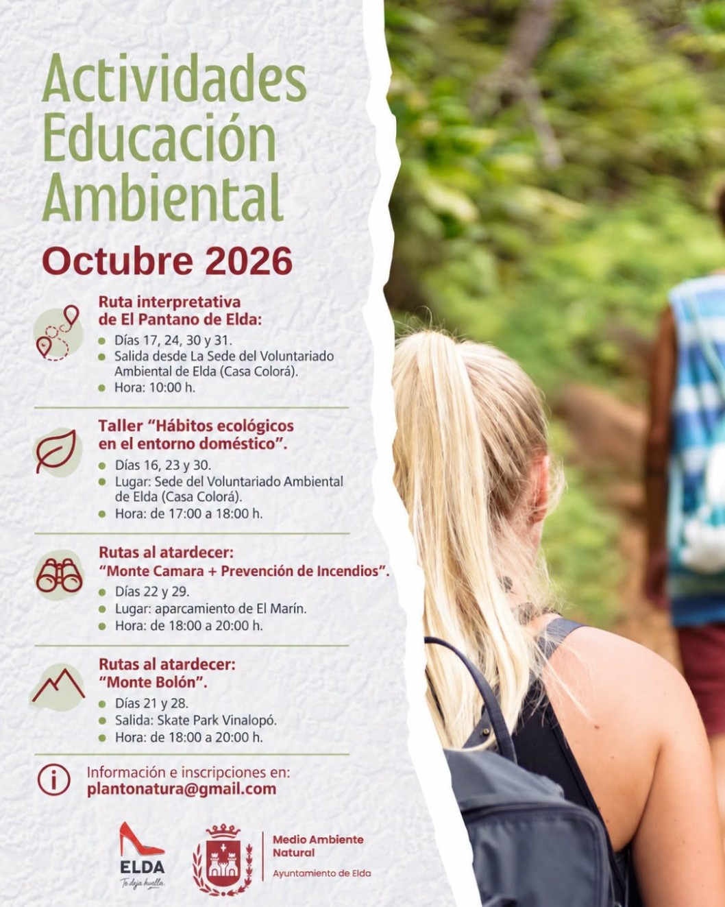 Actividades educaci&oacute;n ambiental
