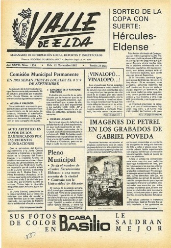 N&uacute;mero 1.354 - 12 de noviembre de 1982
