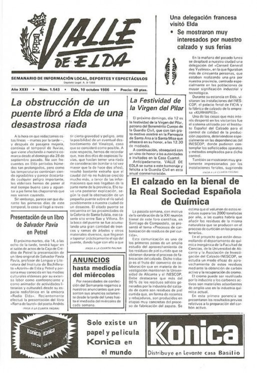 N&uacute;mero 1.543<span>10 de octubre de 1986</span>