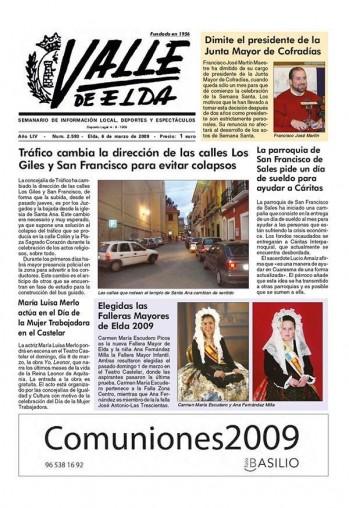 N&uacute;mero 2.593 - 6 de marzo de 2009
