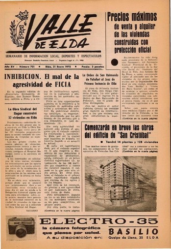 N&uacute;mero 0701 - 31 de enero de 1970