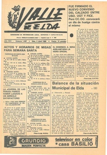 N&uacute;mero 1.227 - 5 de abril de 1980