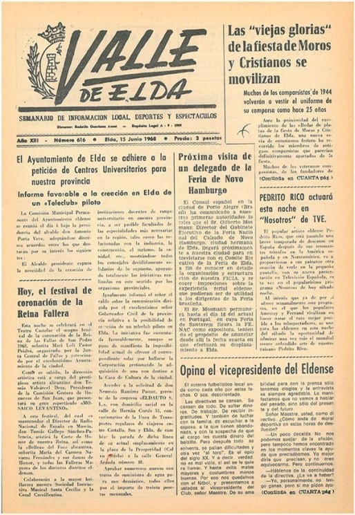 N&uacute;mero 0616<span>15 de junio de 1968</span>