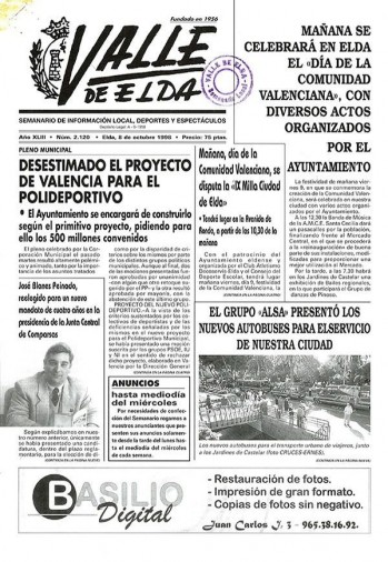 N&uacute;mero 2.120 - 8 de octubre de 1998