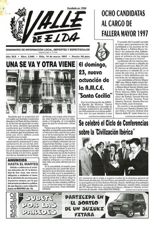 N&uacute;mero 2.046<span>14 de marzo de 1997</span>