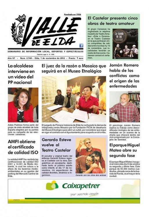 N&uacute;mero 2.749<span>1 de noviembre de 2012</span>