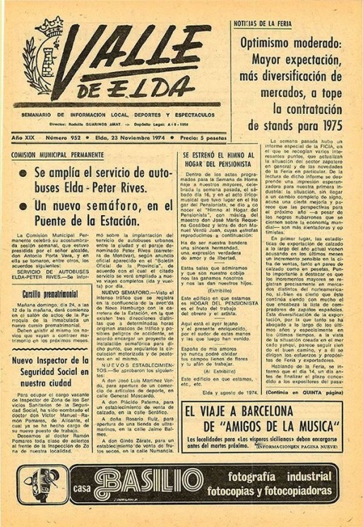 N&uacute;mero 0952<span>23 de noviembre de 1974</span>
