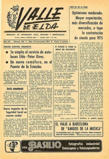 N&uacute;mero 0952 - 23 de noviembre de 1974