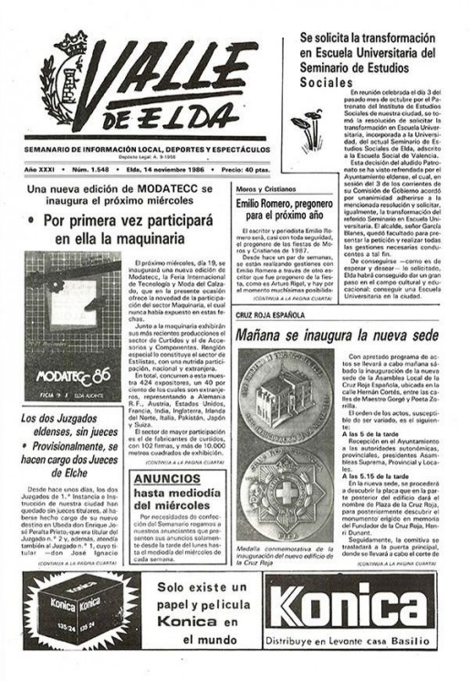 N&uacute;mero 1.548<span>14 de noviembre de 1986</span>