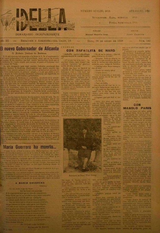 Idella n&ordm; 102<span>A&ntilde;o 1928</span>
