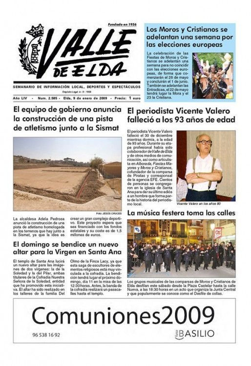 N&uacute;mero 2.585<span>9 de enero de 2009</span>
