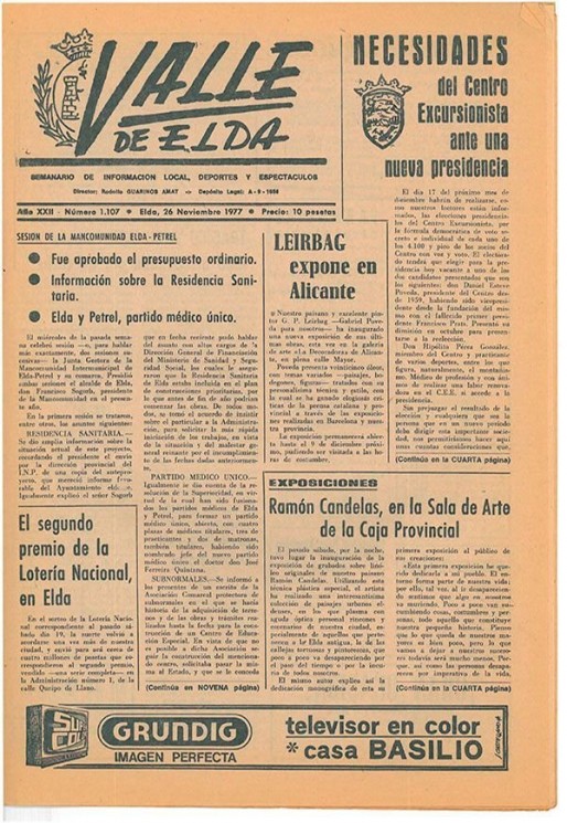 N&uacute;mero 1.107<span>26 de noviembre de 1977</span>