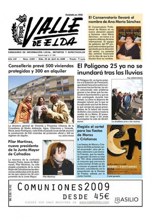 N&uacute;mero 2.601<span>30 de abril de 2009</span>