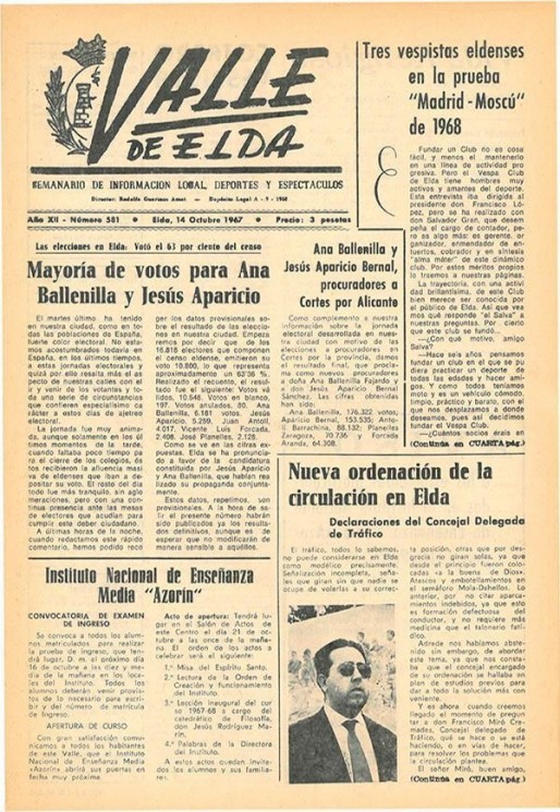 N&uacute;mero 0581<span>14 de octubre de 1967</span>